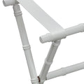 White Bamboo Inspired Wood Luggage Rack by Gatehouse Furniture
