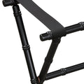 Black Bamboo Inspired Wood Luggage Rack by Gatehouse Furniture