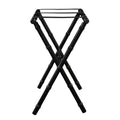 Black Bamboo Inspired Wood Luggage Rack by Gatehouse Furniture