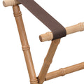 Natural Bamboo Inspired Wood Luggage Rack by Gatehouse Furniture