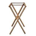 Natural Bamboo Inspired Wood Luggage Rack by Gatehouse Furniture