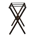 Dark Walnut Bamboo Inspired Wood Luggage Rack by Gatehouse Furniture