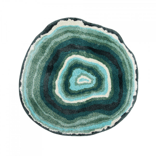Green Agate Bath Rugs