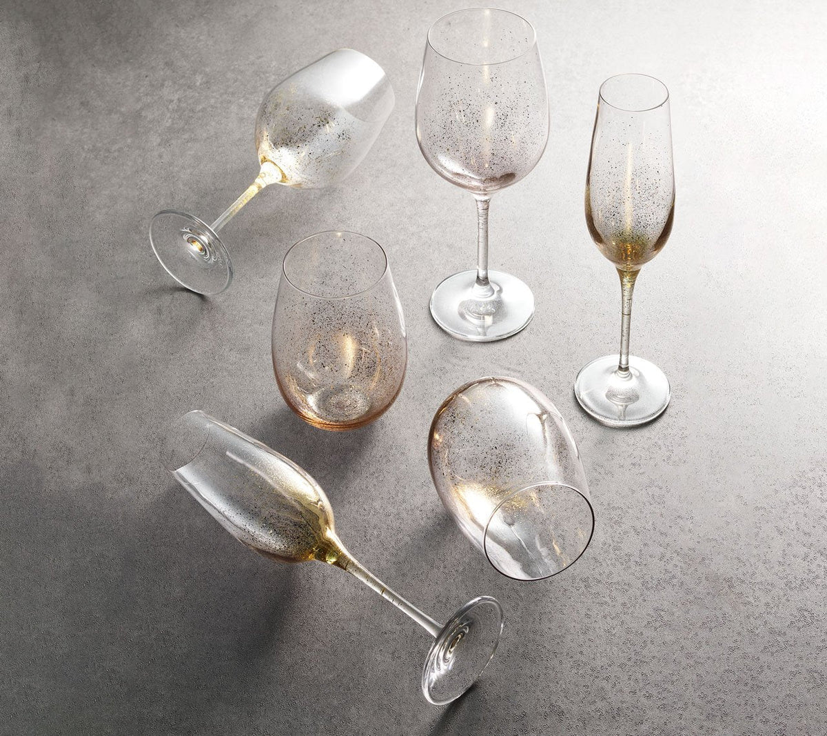 Orion Champagne Glass in Gold by Kim Seybert