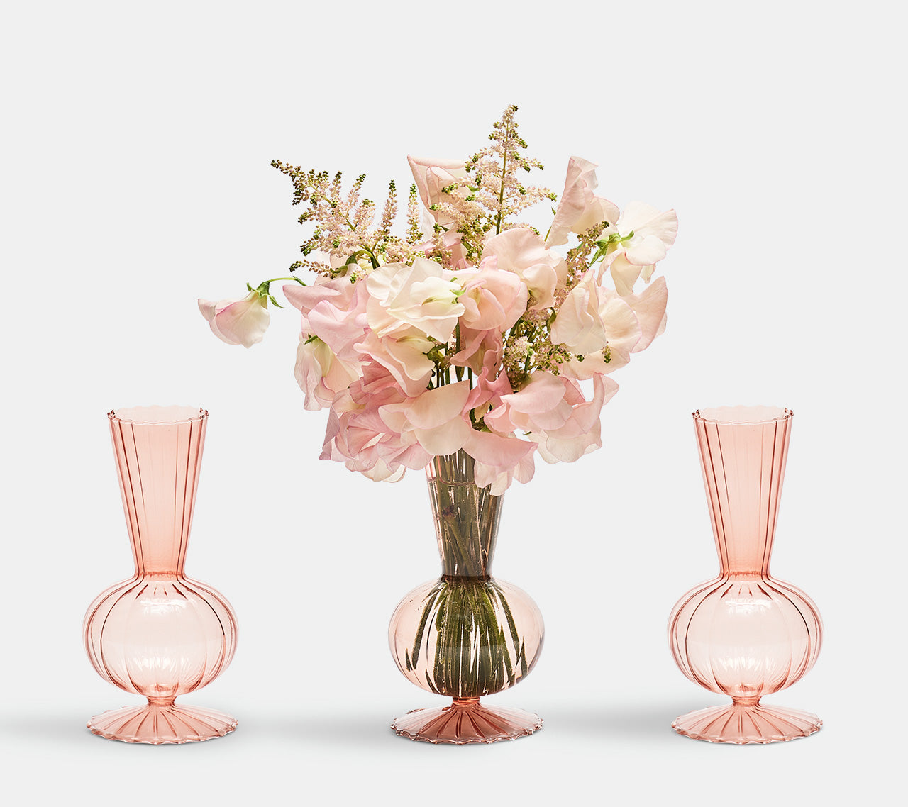 Tess Bud Vase in Blush by Kim Seybert