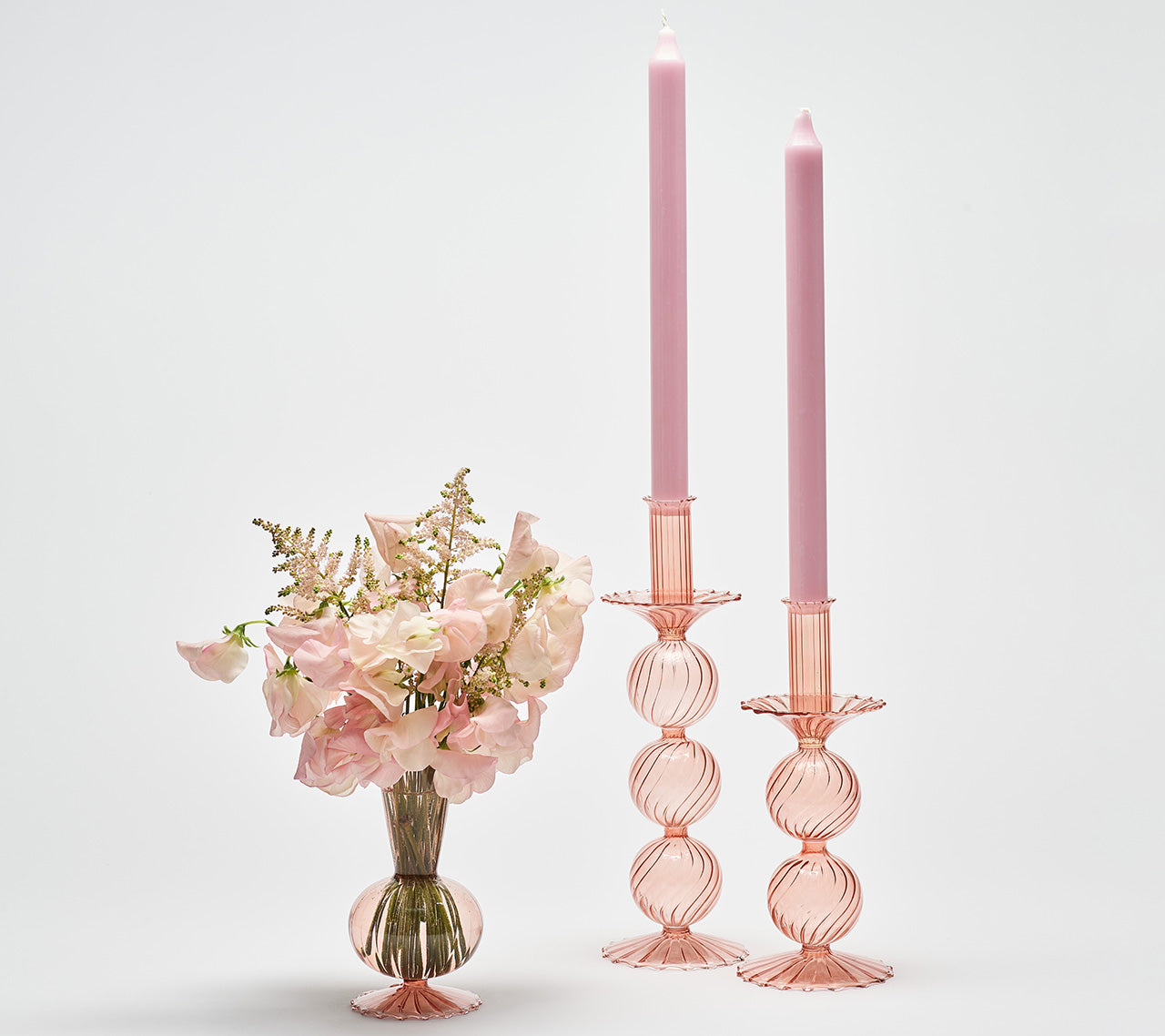 Tess Bud Vase in Blush by Kim Seybert