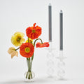 Bella Short Candle Holder in Clear by Kim Seybert