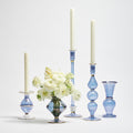 Trumpet Bud Vase in Blue by Kim Seybert