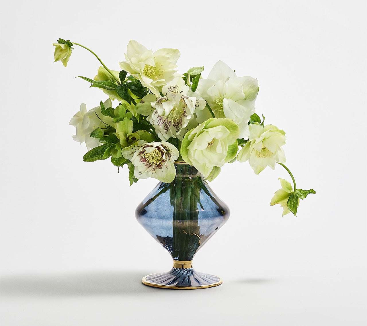 Scallop Bud Vase in Blue by Kim Seybert