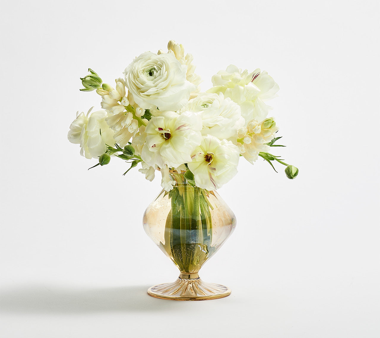 Scallop Bud Vase in Champagne by Kim Seybert