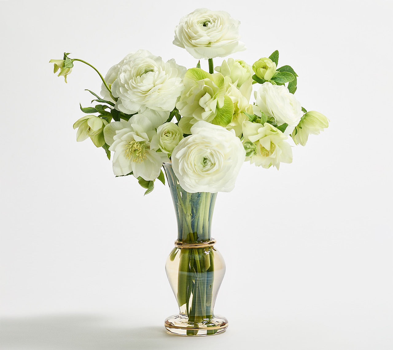 Trumpet Bud Vase in Champagne by Kim Seybert