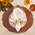 Tailored Placemat in Brown by Kim Seybert