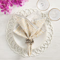 Alfresco Napkin in Natural & Gray by Kim Seybert