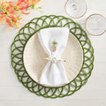 Pineapple Napkin in White & Multi by Kim Seybert