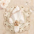 Beachcomber Placemat in Natural, Ivory & Gold by Kim Seybert