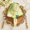 Daisy Placemat in Natural & Yellow by Kim Seybert