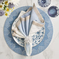 Dream Weaver Placemat in Blue & White by Kim Seybert
