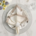 Dream Weaver Placemat in Gray & White by Kim Seybert