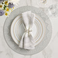 Dream Weaver Placemat in Gray & White by Kim Seybert