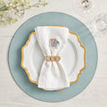 Icons Placemat in Sky & Blue by Kim Seybert
