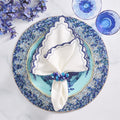 Lagoon Placemat in Navy & Blue by Kim Seybert