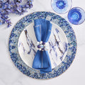 Lagoon Placemat in Navy & Blue by Kim Seybert