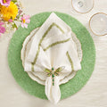 Perennial Placemat in Green by Kim Seybert