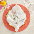 Perennial Placemat in Coral by Kim Seybert