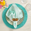 Perennial Placemat in Turquoise by Kim Seybert