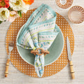 Mira Napkin in Seafoam & Green by Kim Seybert