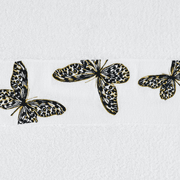 Papilio Embroidered Towels