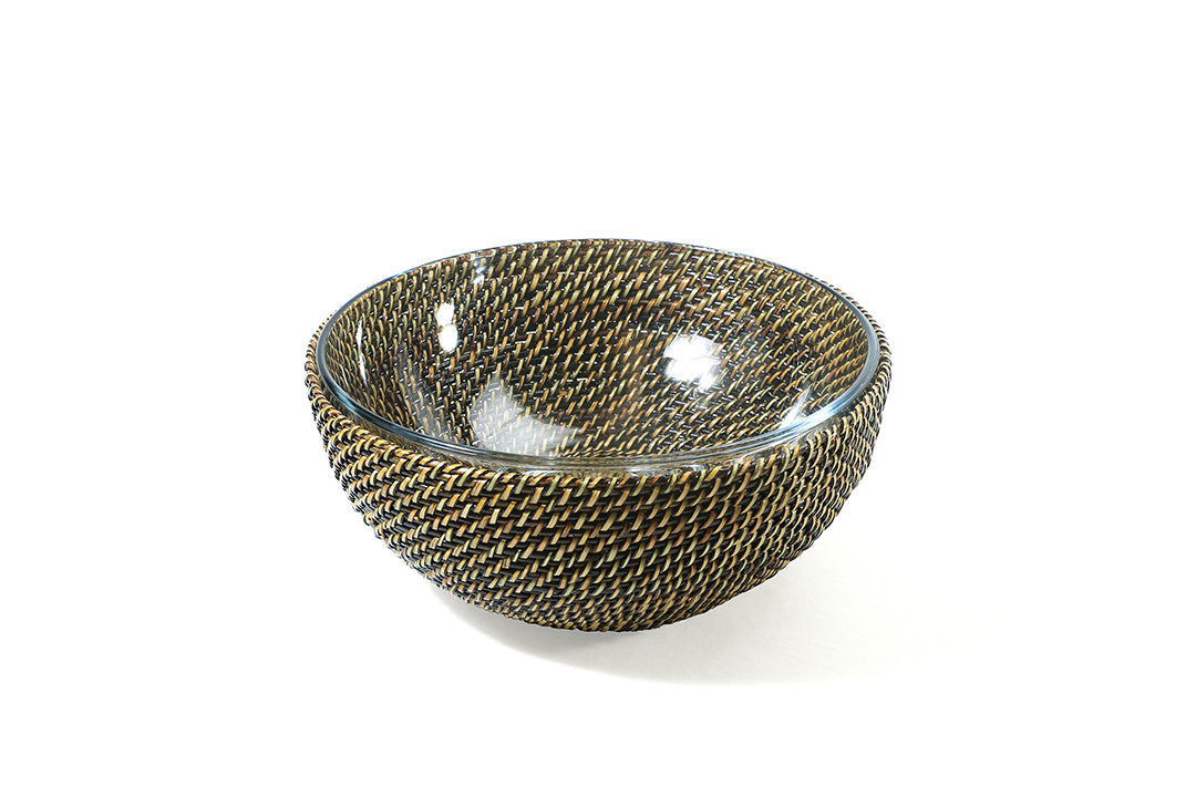 Round Serving Bowl Glass Diameter 9