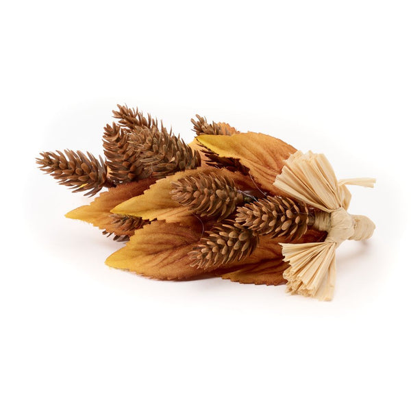 Amber Pine Cone Spray Napkin Ring