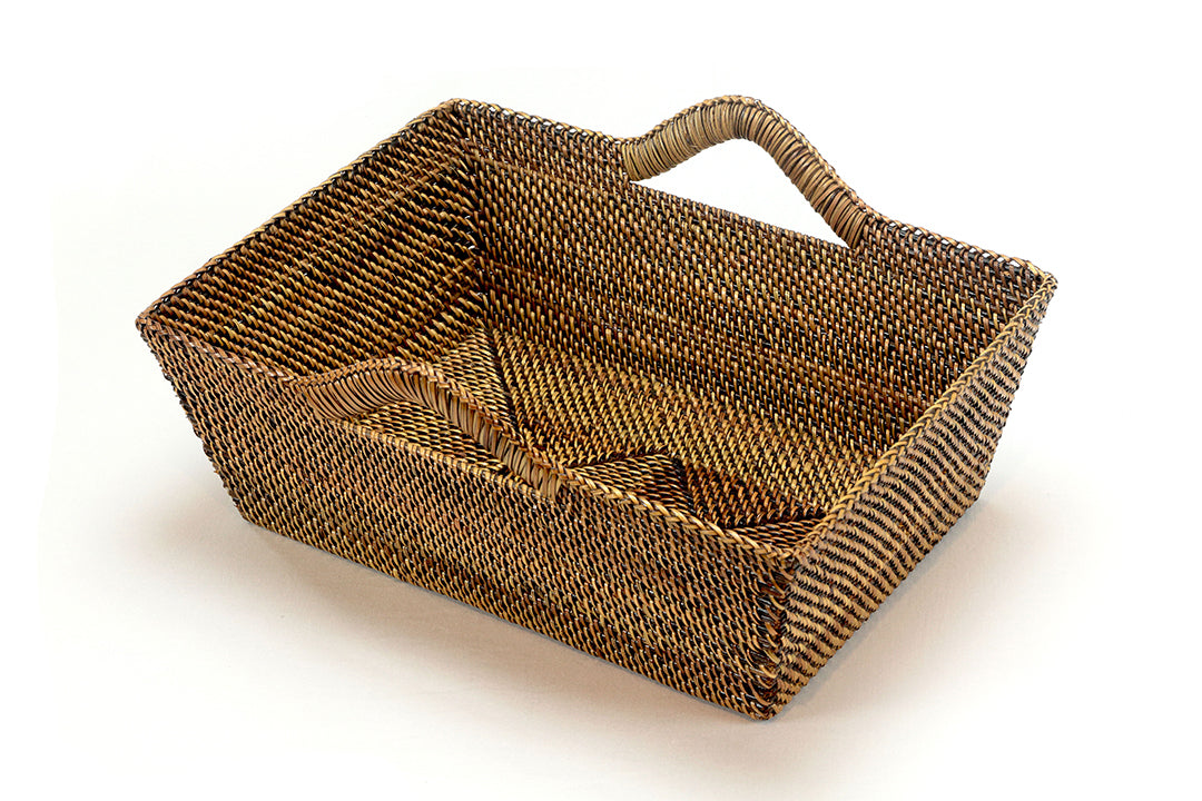 Rectangular Bread Basket with Handles by Calaisio