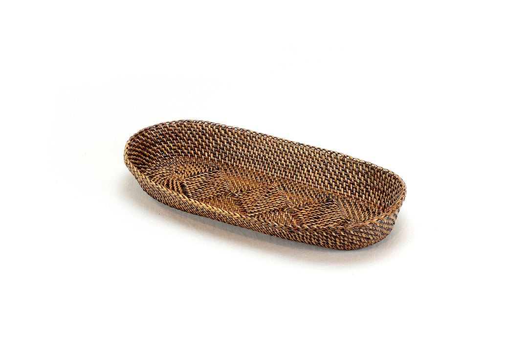 Oval Bread Basket with Caterpillar, Medium by Calaisio