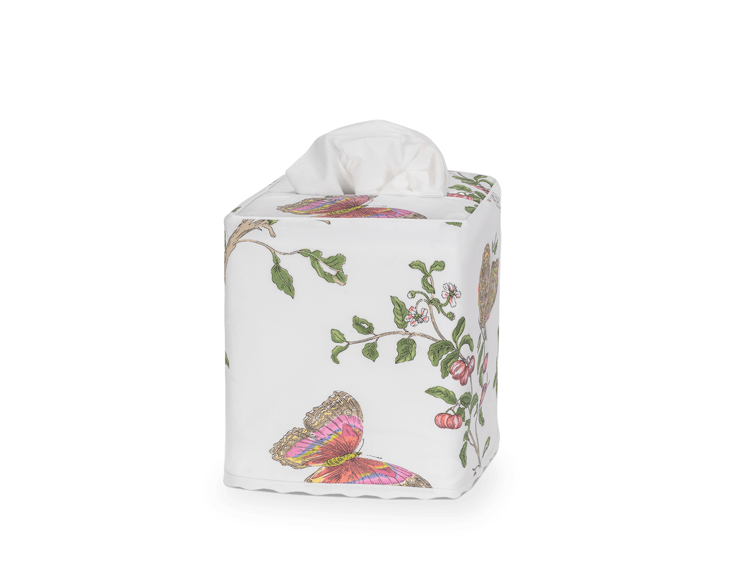 Baudin Butterfly Tissue Box Cover by Matouk Collection
