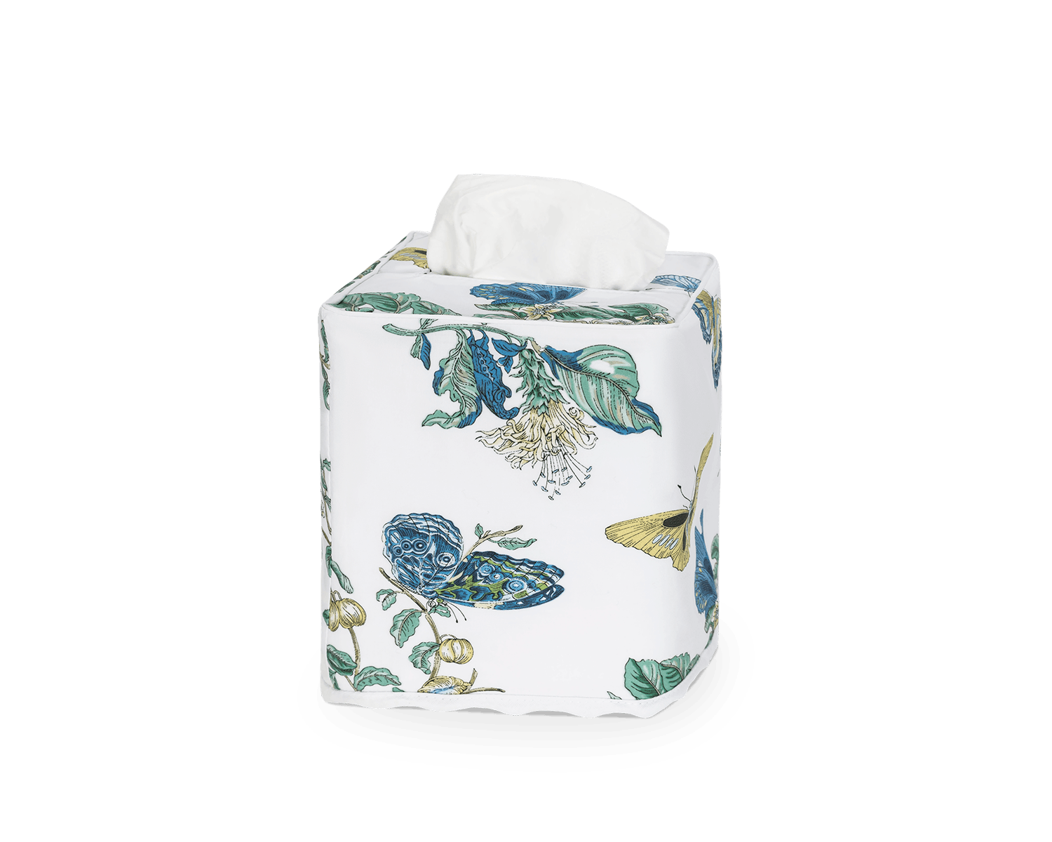 Baudin Butterfly Tissue Box Cover by Matouk Collection