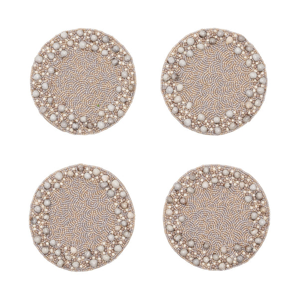 Zen Coasters in Gray & Taupe