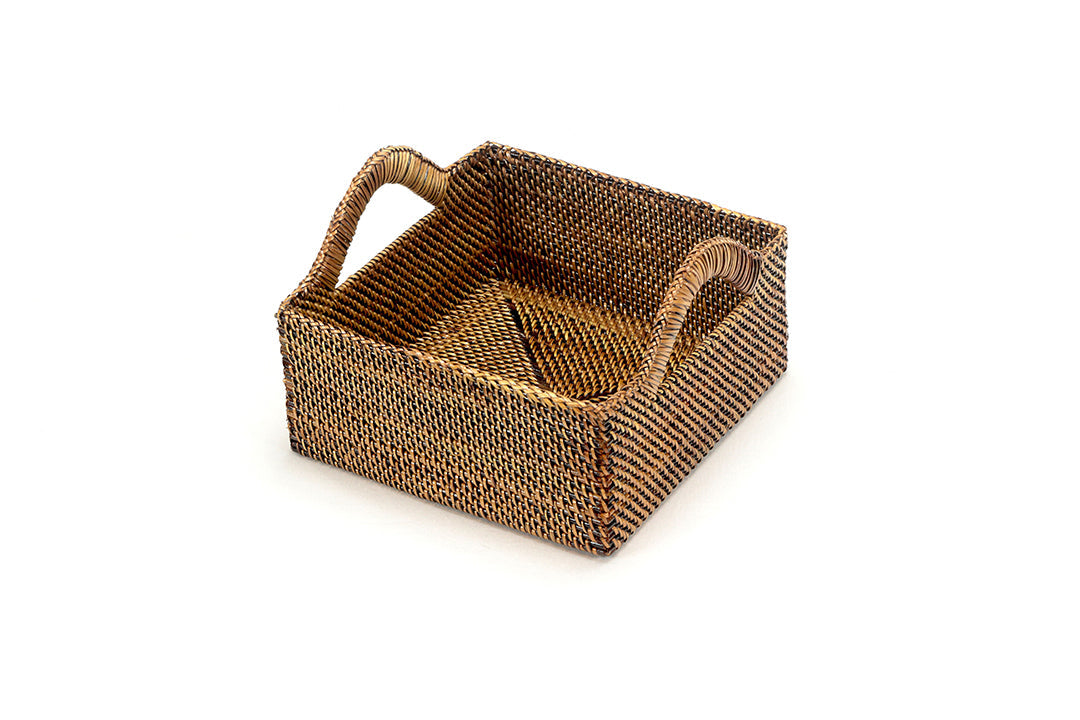 Square Basket with Handles by Calaisio