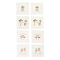 Mingle Cocktail Napkin in White & Multi by Kim Seybert