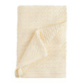 Cable Knit Blanket Yellow by Little English