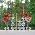 Bella Short Candle Holder in Clear by Kim Seybert