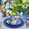 Daphne Wine Glass in Blue by Kim Seybert