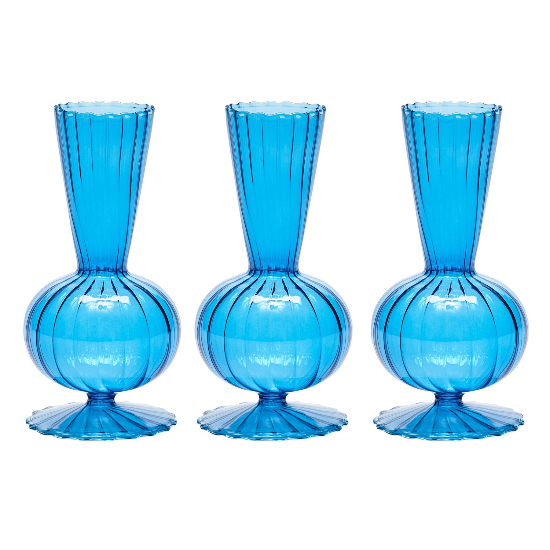 Tess Bud Vase in Blue by Kim Seybert