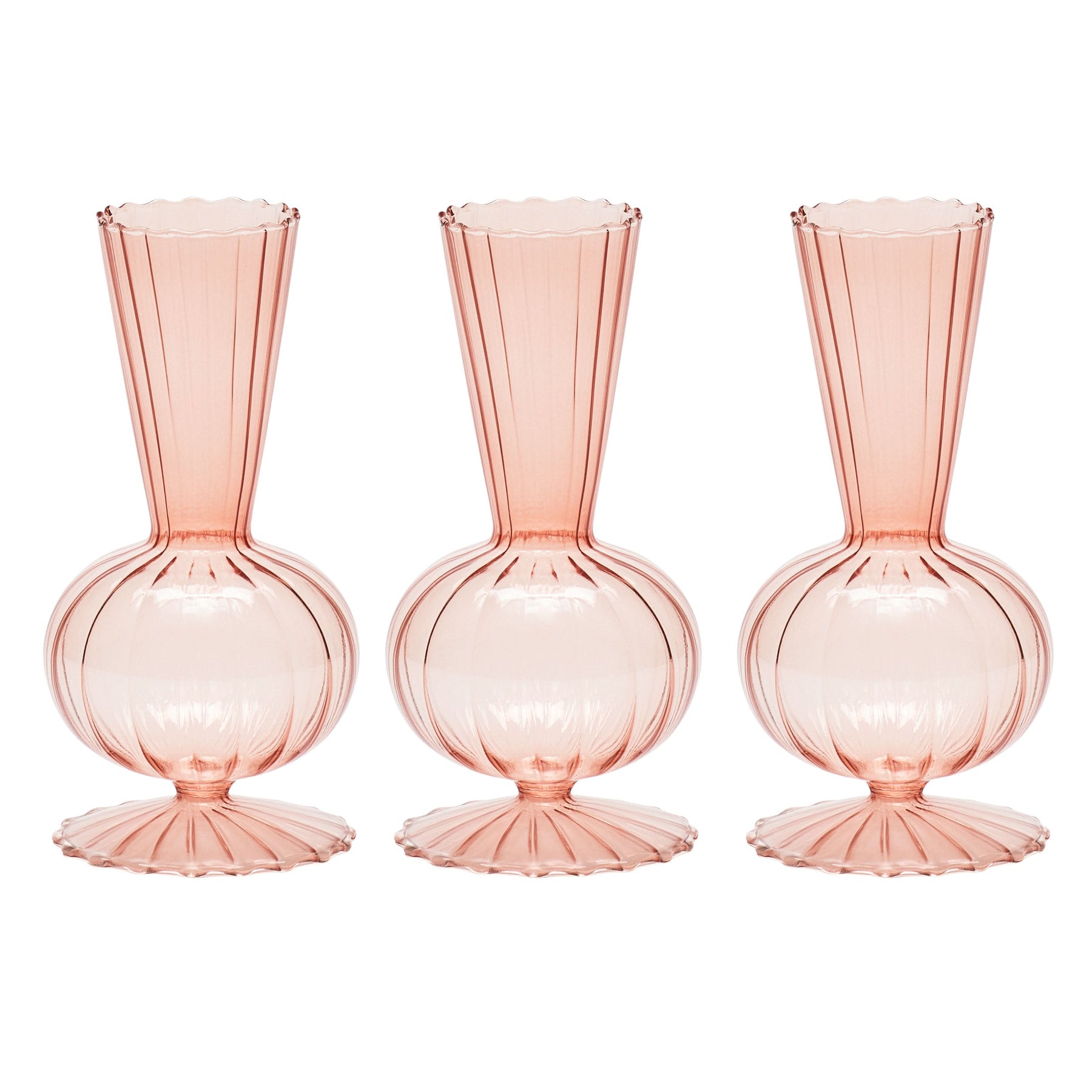 Tess Bud Vase in Blush by Kim Seybert