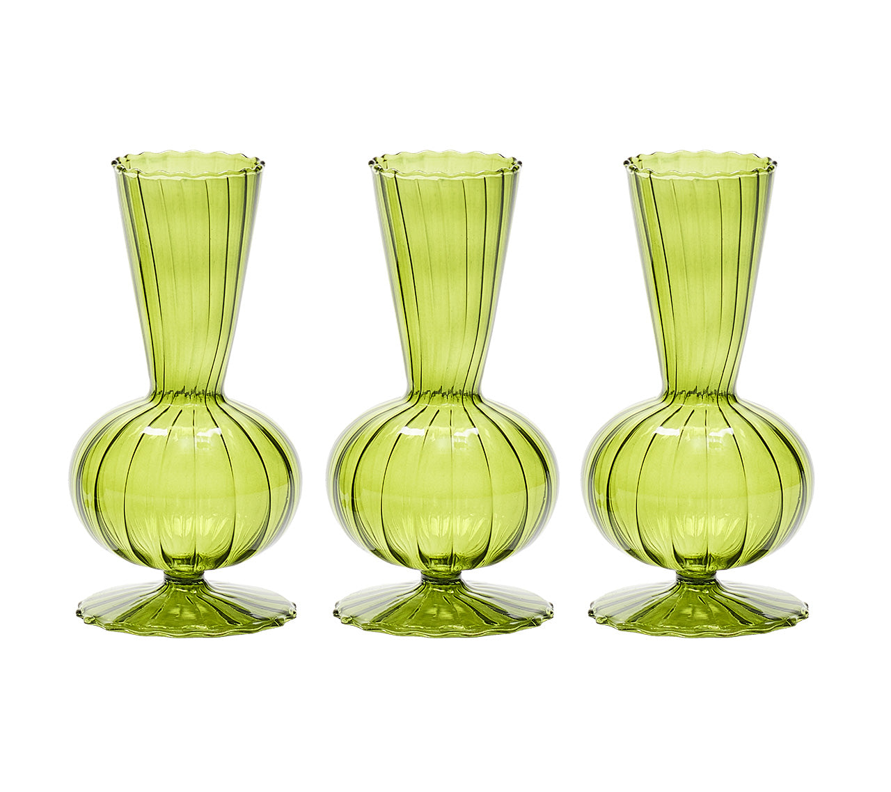 Tess Bud Vase in Olive by Kim Seybert