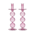Iris Tall Candle Holder in Lavender by Kim Seybert