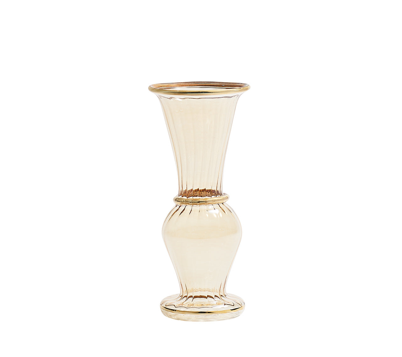Trumpet Bud Vase in Champagne by Kim Seybert