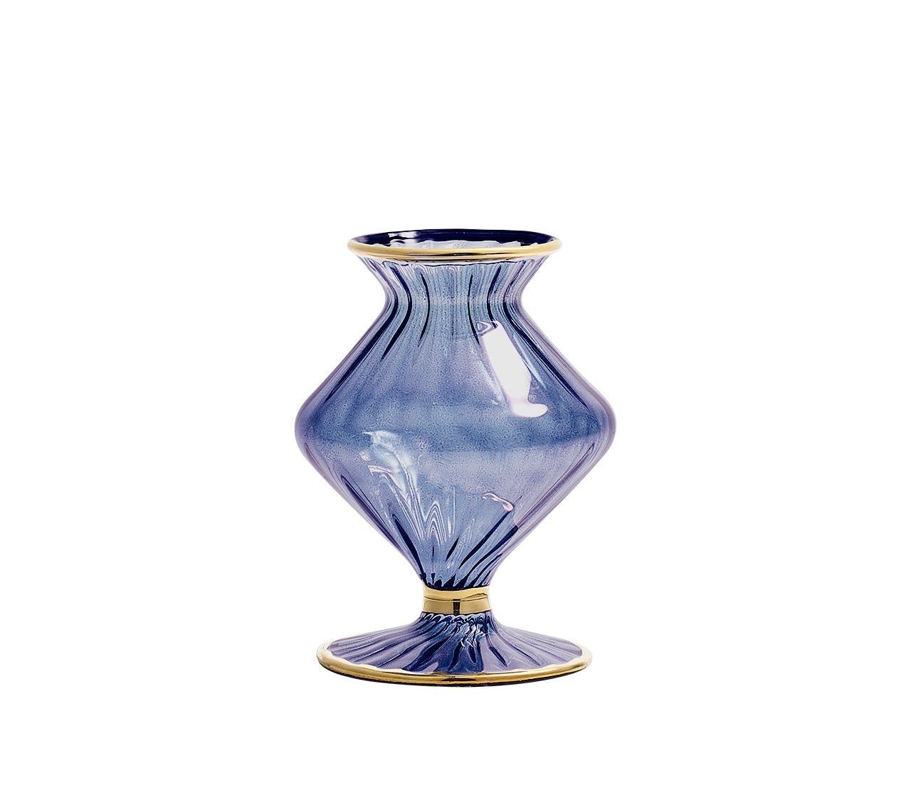 Scallop Bud Vase in Blue by Kim Seybert