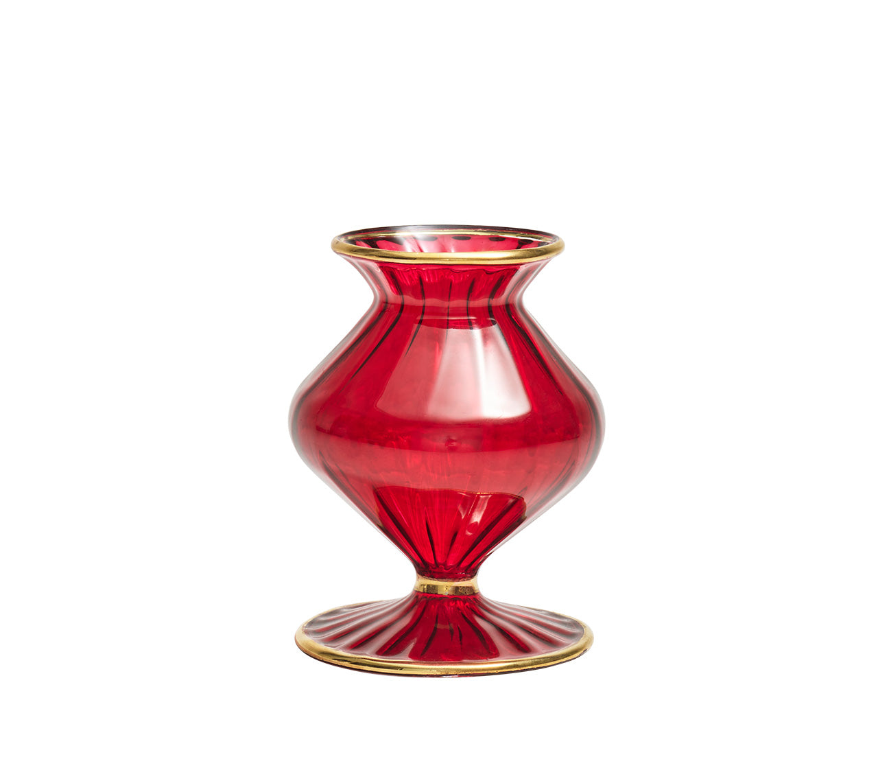 Scallop Bud Vase in Red by Kim Seybert